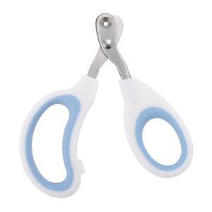Durable Single Hole Pet Nail Clippers for Dog for Cat White Blue